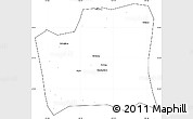 Blank Simple Map of Changning, cropped outside