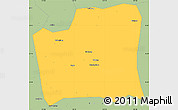 Savanna Style Simple Map of Changning