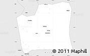 Silver Style Simple Map of Changning