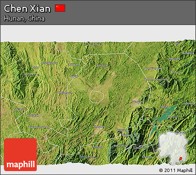Satellite 3D Map of Chen Xian