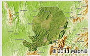 Satellite 3D Map of Chen Xian, physical outside