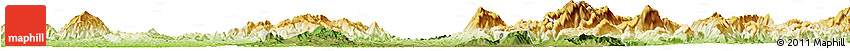 Satellite Horizon Map of Chen Xian, physical outside