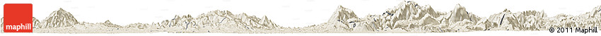 Shaded Relief Horizon Map of Chen Xian