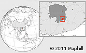 Blank Location Map of Chen Xian, highlighted country, highlighted parent region