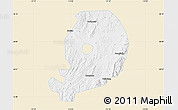Classic Style Map of Chen Xian, single color outside