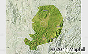 Satellite Map of Chen Xian, lighten