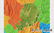 Satellite Map of Chen Xian, political outside