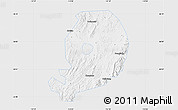 Silver Style Map of Chen Xian, single color outside