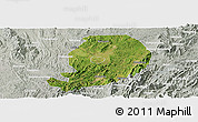 Satellite Panoramic Map of Chen Xian, lighten, semi-desaturated