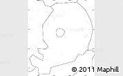 Blank Simple Map of Chen Xian, no labels