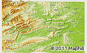Physical 3D Map of Cili
