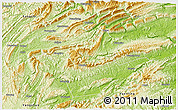 Physical 3D Map of Dayong