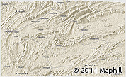 Shaded Relief 3D Map of Dayong