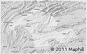 Silver Style 3D Map of Dayong