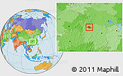 Political Location Map of Dayong