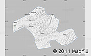 Gray Map of Dayong, single color outside