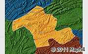 Political Map of Dayong, darken