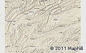 Shaded Relief Map of Dayong
