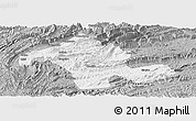 Gray Panoramic Map of Dayong