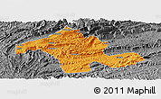 Political Panoramic Map of Dayong, desaturated