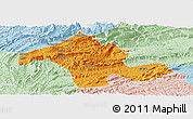 Political Panoramic Map of Dayong, lighten