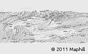 Silver Style Panoramic Map of Dayong