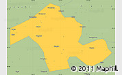 Savanna Style Simple Map of Dayong