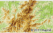 Physical 3D Map of Guidong