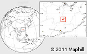 Blank Location Map of Guidong