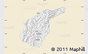 Classic Style Map of Guidong, single color outside