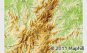 Physical Map of Guidong