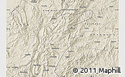 Shaded Relief Map of Guidong