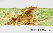 Physical Panoramic Map of Guidong