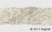 Shaded Relief Panoramic Map of Guidong