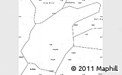 Blank Simple Map of Guidong