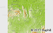 Physical Map of Guiyang