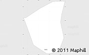 Silver Style Simple Map of Hengyang Shi