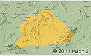 Savanna Style 3D Map of Hengyang