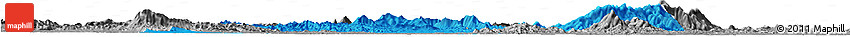 Political Horizon Map of Hengyang, desaturated Political Horizon Map of Hengyang, desaturated