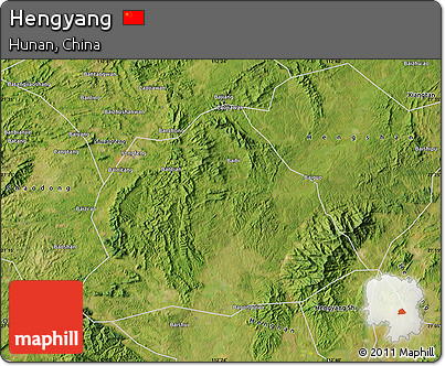 Satellite Map of Hengyang