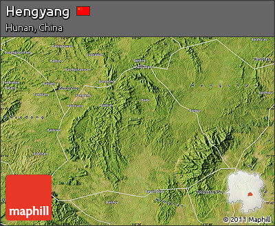 Satellite Map of Hengyang