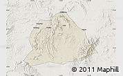 Shaded Relief Map of Hengyang, lighten