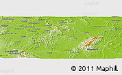 Physical Panoramic Map of Hengyang