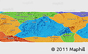 Political Panoramic Map of Hengyang