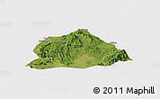 Satellite Panoramic Map of Hengyang, cropped outside