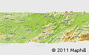 Physical Panoramic Map of Huaihua