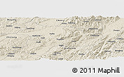 Shaded Relief Panoramic Map of Huaihua