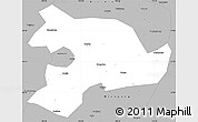 Gray Simple Map of Huaihua