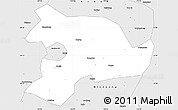 Silver Style Simple Map of Huaihua