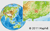 Physical Location Map of Jianghua